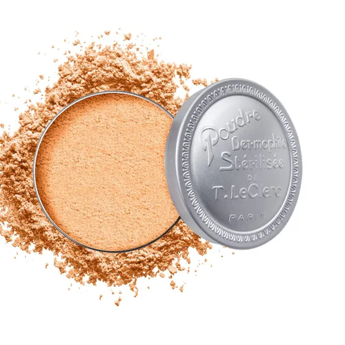 T. LeClerc Polvo facial suelto – Polvo fijador de maquillaje facial de larga duración, mineral mezclable que minimiza los poros y perfecciona los