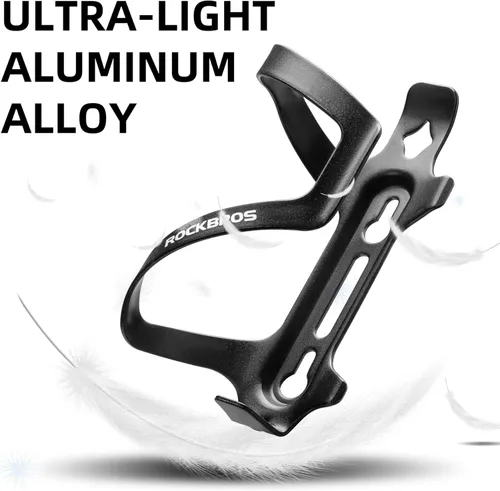 Miniatura 2 de ROCKBROS Soporte para botella de agua para bicicleta, jaula de aleación de aluminio, soportes de jaula de botella de agua para bicicleta, soporte 2