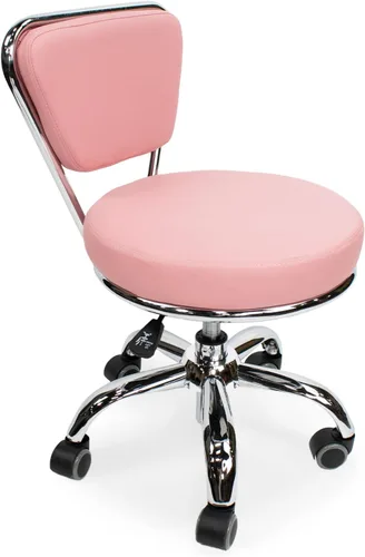 Miniatura 13 de MAYAKOBA Dayton Asiento Rodante de Garaje (Negro) Neumático, Taburete Corto con Altura Ajustable 33-38 cm, Perfecto para Tareas de Garaje, Limpieza