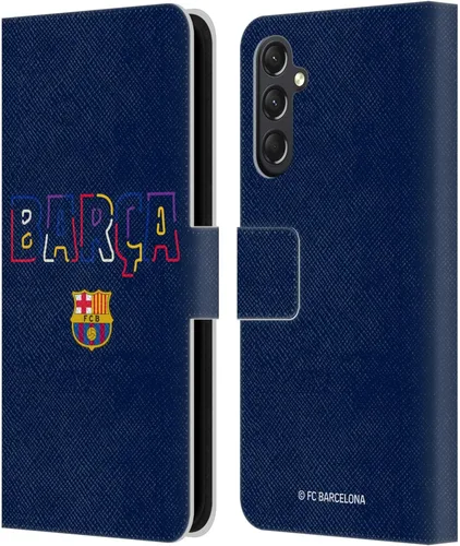 Miniatura 33 de Head Case Designs Funda de piel con licencia oficial del FC Barcelona Barca Crest Graphics para Samsung Galaxy A06 4G