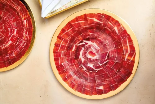 Miniatura 2 de COVAP - Jamón 100% Ibérico de Hierba (Paldera) Deshuesado (10-13 libras) Más soporte para jamón y cuchillo de trinchar