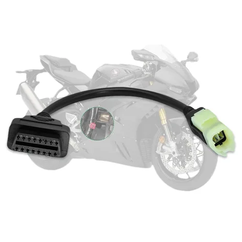Adaptador OBD2 para Honda de 4 pines a 16 pines cable de diagnóstico de motocicleta, compatible con CBR1000RR/CBR600RR/VFR 800/CRF1000/CB1100/NC750