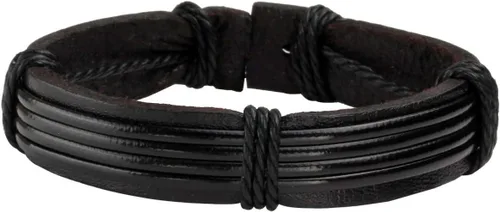 Miniatura 4 de Manfnee - Pulsera trenzada de cuero para hombres y mujeres ajustable
