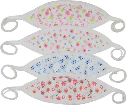 Miniatura 2 de ToBeInStyle Paquete de 4 cómodas fajas abdominales para bebés recién nacidos - Niña - Talla única Paquete de 4: Chica