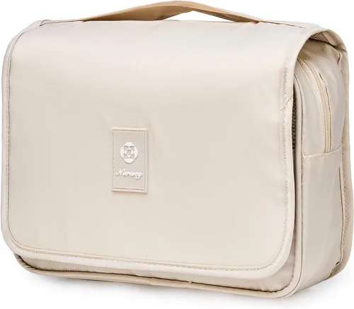 Narwey Pequeña bolsa de aseo de viaje colgante para mujer, bolsa de viaje para artículos de tocador, bolsa organizadora de maquillaje, bolsas de