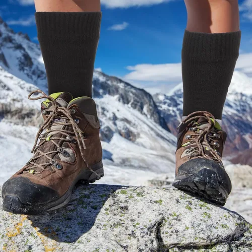 Miniatura 3 de 2 Pairs Waterproof Socks Unisex Waterproof Breathable Socks Outdoor Skiing Hiking Wading Fishing Socks for Men Women