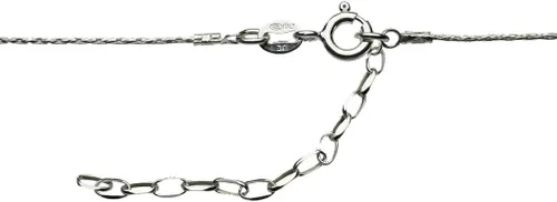 Miniatura 4 de Collar de cadena italiana de plata de ley de 0.236 in con cuentas de ojo de tigre ajustable