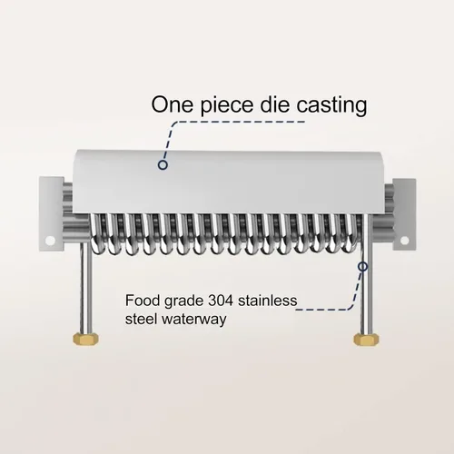 Miniatura 7 de Calentador de agua eléctrico sin tanque de 4000 W a 110 voltios, pantalla digital, calentador de agua eléctrico con control remoto para cocina