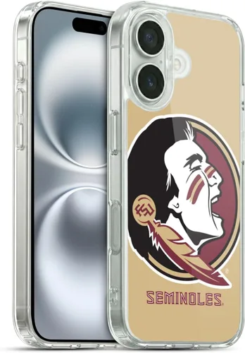 Miniatura 247 de Head Case Designs Funda de gel suave FSU Seminoles de la Universidad Estatal de Florida con licencia oficial compatible con Apple iPhone 13 Pro Max