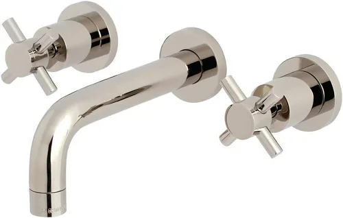 Miniatura 12 de Kingston Brass KS8121DX Concord - Grifo de baño con 2 manijas para montaje en pared, cromo pulido