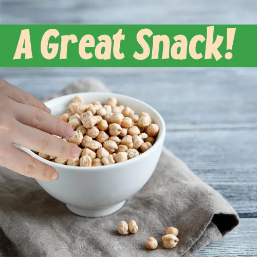 Miniatura 3 de Sincerely Nuts Garbanzos asados y sin sal (2 libras) Proteína a base de plantas, granos de garbanzo, gran aperitivo o guarnición, vegano, kosher