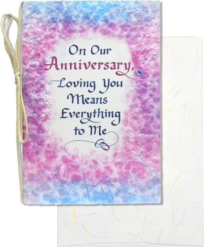 Blue Mountain Arts Tarjeta de aniversario: hermosa tarjeta para compartir con tu cónyuge, pareja u otra persona significativa (en nuestro