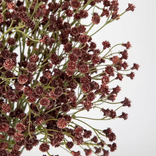Miniatura 3 de Paquete de 10 flores artificiales de aliento de bebé, 3 ramas, flores de plástico falsas de gypsophila, arreglo floral para boda, decoración