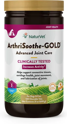 Miniatura 35 de NaturVet – Glucosamina DS Plus - Nivel 2 Cuidado Moderado – Apoya la Función Saludable de Cadera y Articulaciones – Mejorado con Glucosamina, MSM
