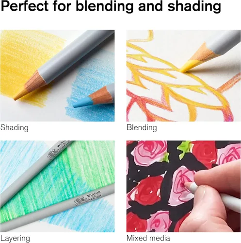Miniatura 4 de Winsor & Newton Studio Collection - Lápices de artista, lápices de colores, juego de 48
