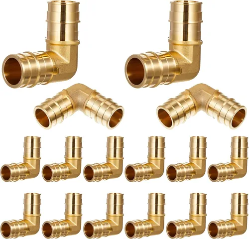 Miniatura 16 de 1 "X 1" Codo de 90 grados Pex A Accesorios de expansión Accesorios de latón Herramienta de crimpado Pex para conexión de tubería de tubería, ASTM
