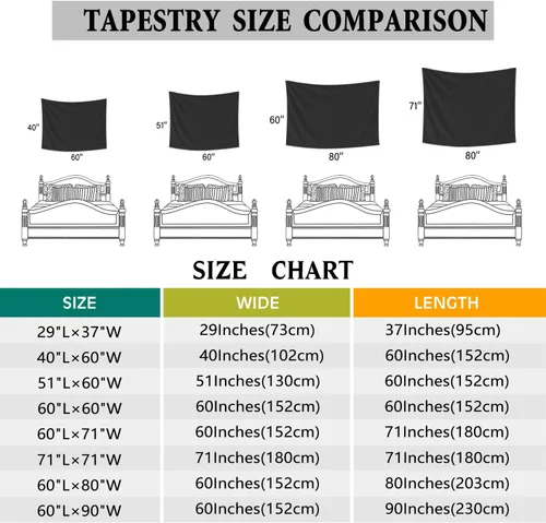 Miniatura 2 de HTYJFIG Tapiz personalizado para subir imágenes, tapiz de fondo personalizado, regalos personalizados para decoración del hogar y dormitorio