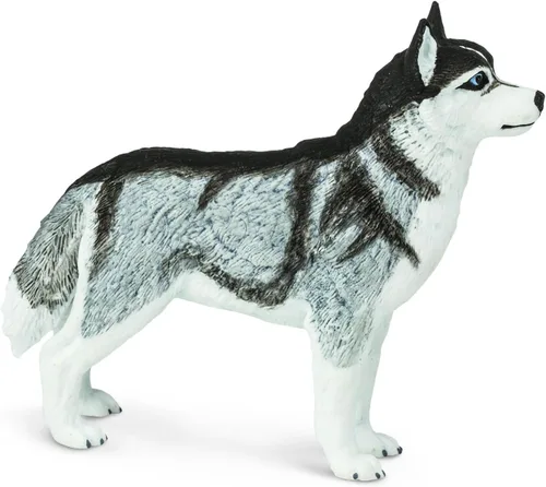 Miniatura 6 de Safari Ltd. Figura de Husky Siberiano – Figura detallada de plástico de 3.25 pulgadas – Divertido juguete educativo para niños, niñas y niños a