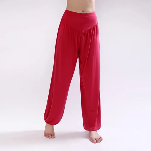 Miniatura 3 de Pantalones de algodón modal para mujer de AvaCostume, pantalones suaves para practicar yoga o deportes.