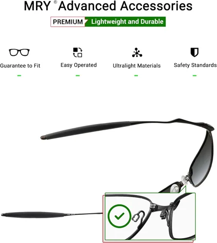 Miniatura 3 de Mryok Kits de boquillas de repuesto para gafas de sol Oakley Whisker - Opciones