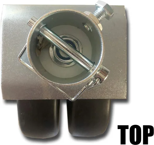 Miniatura 3 de Rueda dual resistente de 6" para remolque Jack 2000LB capacidad