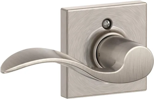 Miniatura 154 de SCHLAGE - Manija de puerta Accent con cerradura de paso libre para pasillo y armario en bronce antiguo - F10 ACC 716 Bronce Envejecido
