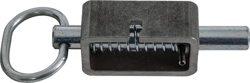 Miniatura 4 de Buyers Products B2598LP Soldadura - Conjunto de cerrojo con resorte de 5/8" con tubo liso y émbolo extendido de 1.31", pasador tratado térmicamente