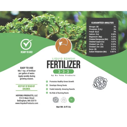 Miniatura 8 de Bonsai Fertilizer by Ho Yoku - Water Soluble and Free of Odor, 3-3-3 Liquid Bonsai Food and Fast Acting for Indoor Plants