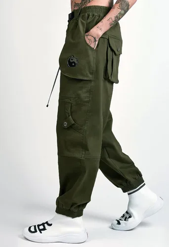 Miniatura 3 de Niepce Inc Pantalones cargo japoneses para hombre con correas