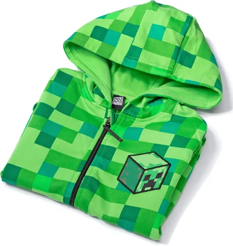Miniatura 3 de Minecraft Sudadera con capucha para niñosniños, Verde