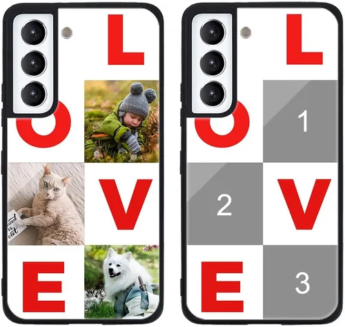 Miniatura 122 de Funda de teléfono personalizada para Samsung Galaxy S22+ / S22 Plus 5G, funda de TPU suave de vidrio templado antiarañazos personalizada con foto