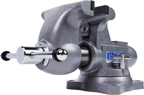 Miniatura 13 de Morsa de banco Wilton Tradesman, ancho de mandíbula 4-1/2", apertura máxima de mandíbula 3-1/2", garganta 3-1/4" (Modelo 1745)