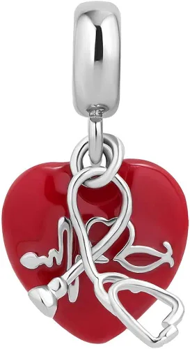 Miniatura 2 de CharmSStory Abalorio de enfermera para pulsera