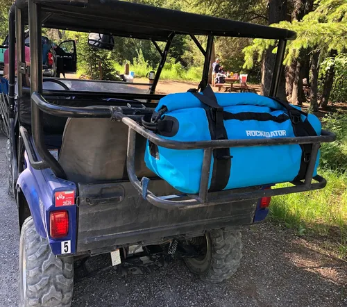 Miniatura 7 de Rockagator Bolsa de lona impermeable - Serie Mammoth - Roll Top Overland Storage, Negro