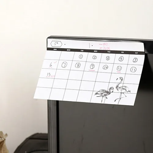 Miniatura 8 de Planificador de horario, bloc semanal, calendario mensual, organizador de tareas, libro de pared, escritorio, bloc de notas, planificación, día