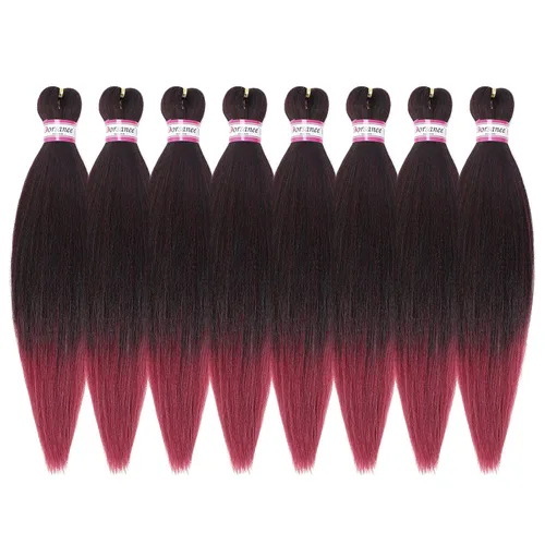 Miniatura 88 de Extensiones de cabello para trenzar preestiradas, color negro, 12 pulgadas, 8 paquetes de cabello natural para trenzar, fácil trenza, ajuste de agua