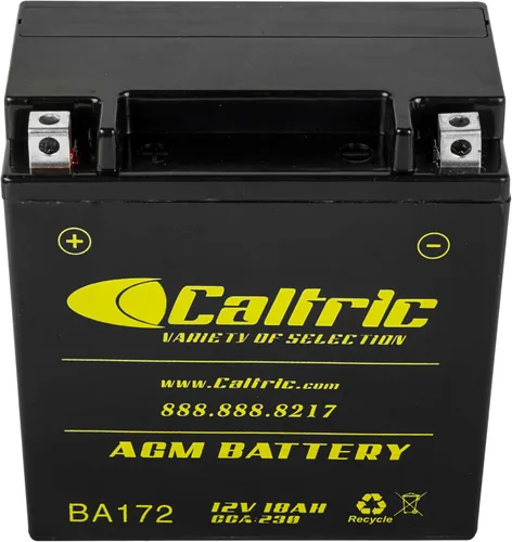 Miniatura 4 de Caltric Agm - Batería compatible con Kawasaki Vn1500 Vn-1500 Vulcan 1500 Classic 1996 1999-2008