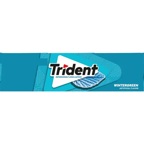 Miniatura 13 de Trident Goma de mascar Wintergreen sin azúcar, 12 paquetes de 14 piezas (168 piezas en total)