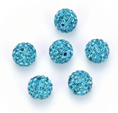 Miniatura 8 de 25 piezas Adabele AA+ Grado Atrapasoles de cristal de diamantes de imitación pavimentan cuentas sueltas de 0.315 in de color azul zafiro claro