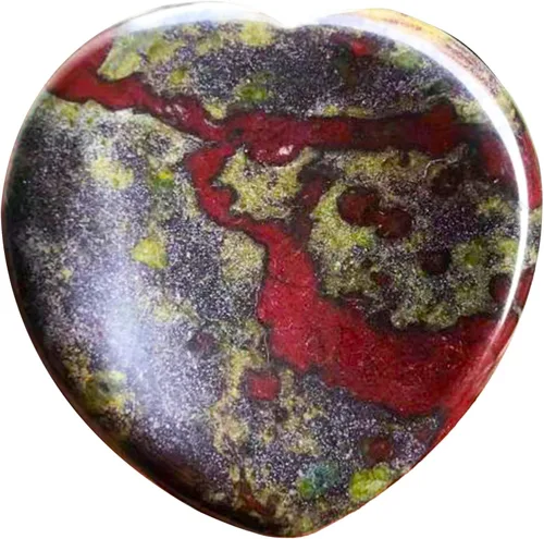 Miniatura 8 de Fekuar Piedra natural de flor de cerezo, ágata de cuarzo para el pulgar, tallada a mano, cristal curativo en forma de corazón, piedra para aliviar