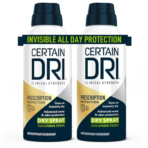 Miniatura 7 de Certain Dri Prescription-Strength - Spray antitranspirante clínico en seco – 72 horas de protección contra el sudor y el olor para sudoración
