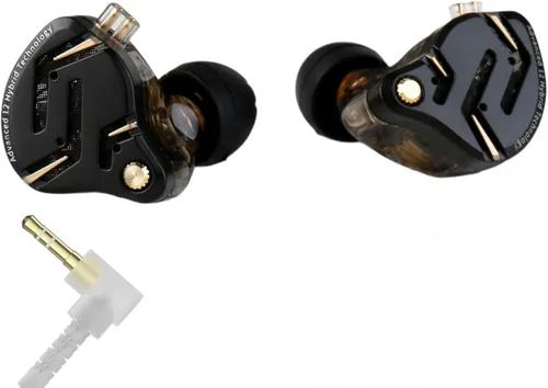 Miniatura 16 de KZ ZS10 Pro Monitores Intrauditivos con Cable, 1DD 4BA Metal iem, Auriculares para Juegos de Alta Fidelidad con Cable de 2 Pines Sin Enredos