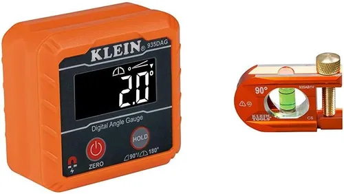 Miniatura 9 de Klein Tools 935DAG - Nivel digital electrónico y medidor de ángulo, (mide rangos de 0 a 90° y 0 a 180°) mide y establece ángulos