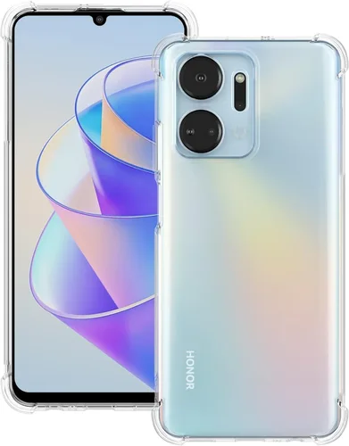 Miniatura 7 de USTIYA Funda para Honor X7A Clear TPU Cuatro Esquinas Cubierta Protectora Transparente Suave