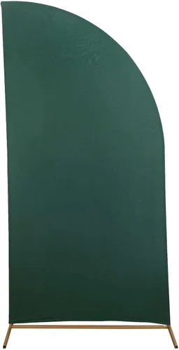 Miniatura 124 de Efavormart - Juego de 4 fundas de elastano beige para arco de media luna, fundas de telón de fondo Chiara de 2.5 pies a 7 pies para escenarios