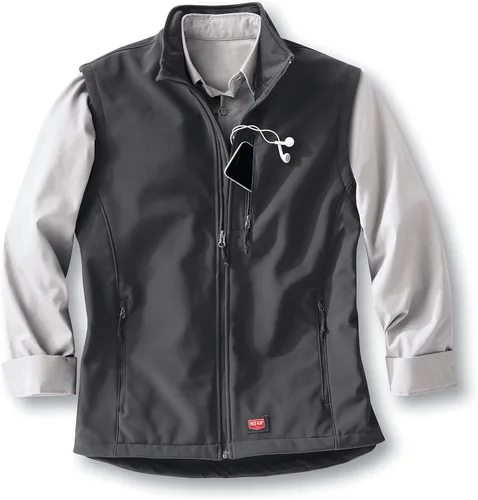 Miniatura 3 de Red Kap Chaleco Softshell para hombre, Rojo