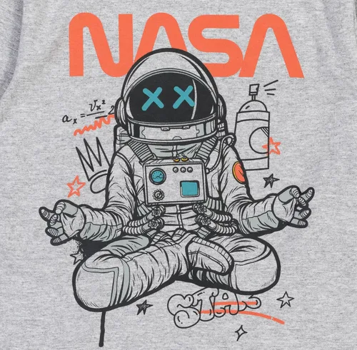 Miniatura 5 de DC Comics Paquete de 3 camisetas gráficas de manga larga de la NASA
