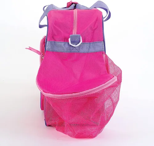 Miniatura 4 de Lillian Vernon Bolsa de lona de fútbol personalizada para niños, equipo deportivo y de viaje con compartimento para pelotas y botellas de agua