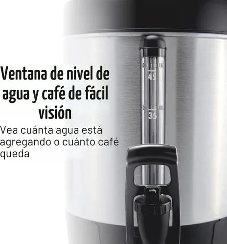 Miniatura 5 de Hamilton Beach Urna de café de preparación rápida de 45 tazas y dispensador de bebidas calientes, 40521