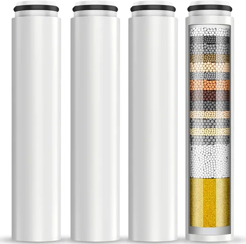Miniatura 11 de Cobbe - Paquete de 2 filtros de repuesto para regadera de mano, filtros suavizante de agua para agua dura, eliminan el cloro, reducen la picazón